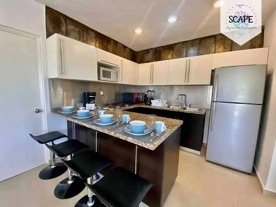 Apartamento Lindo y Acogedor Departamento con todo lo necesario Cancún México