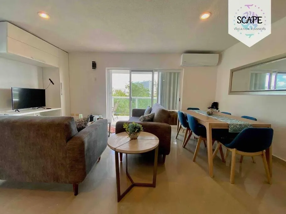 Apartamento Lindo y Acogedor Departamento con todo lo necesario Cancún